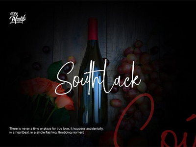 Southlack Signature Style Font