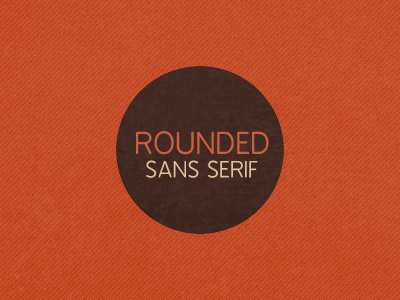 Rounded Sans Serif Lead Image