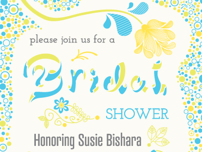 Bridal Shower Invitation bridal shower getting married invitation wedding