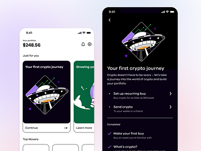 Crypto Journey Concept Work