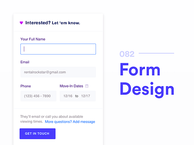 Form Design form form design form elements form field ui guide