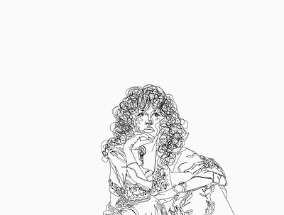 Stevie Nicks art fleetwood mac illustration illustratot procreate stevie nicks vector woman