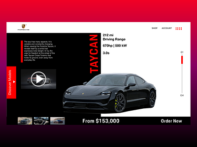 Porsche Taycan concept site