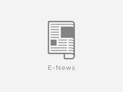 E News logo news online paper