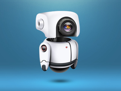 Sliden App Character app cam camera character icon ios iphone mascot ps rendering sliden