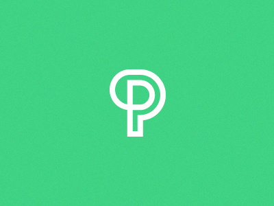 Ping Pong Mark branding icon letter logo mark minimal monogram p ping pong type vector