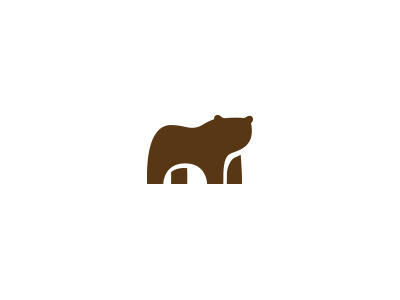 Brown Bear animal bear brown illustration logo mark nature symbol woods
