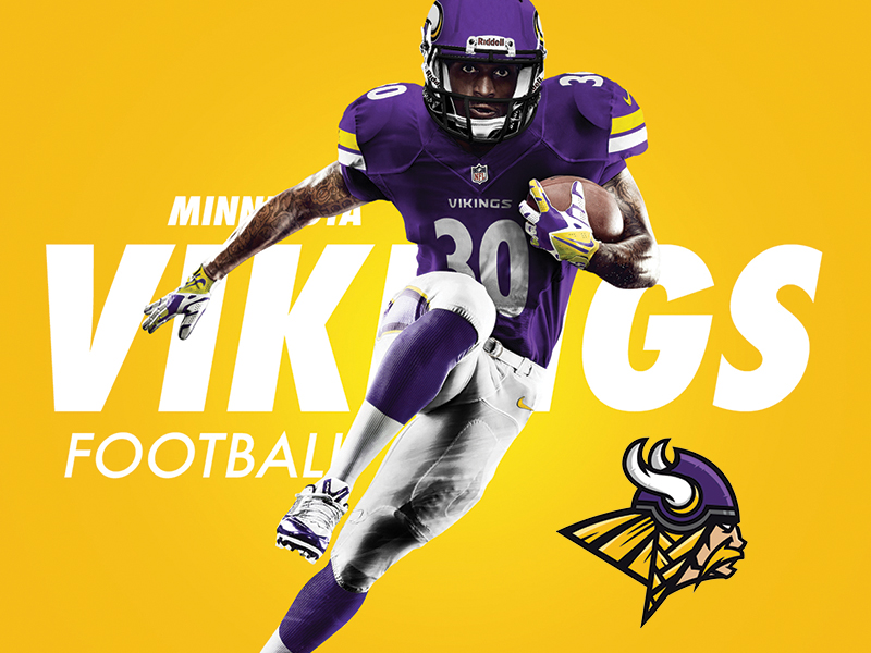 Minnesota Vikings Rebrand Concept Logo by Brandon Williams on Dribbble