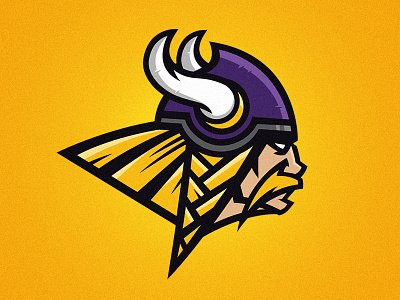 Minnesota Vikings Rebrand Concept Logo brand concept football identity logo minnesota nfl reband sports vikings