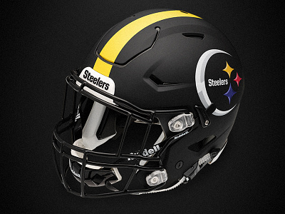 Pittsburgh Steelers Rebrand Concept Helmet brand concept football identity logo nfl pittsburgh rebrand sports steelers