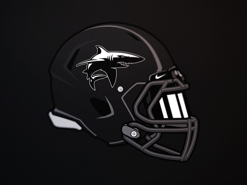 Miami Sharks Flag Football I by Brandon Williams on Dribbble