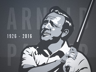 Arnold Palmer Tribute arnold palmer golf golfer illustration sports tribute