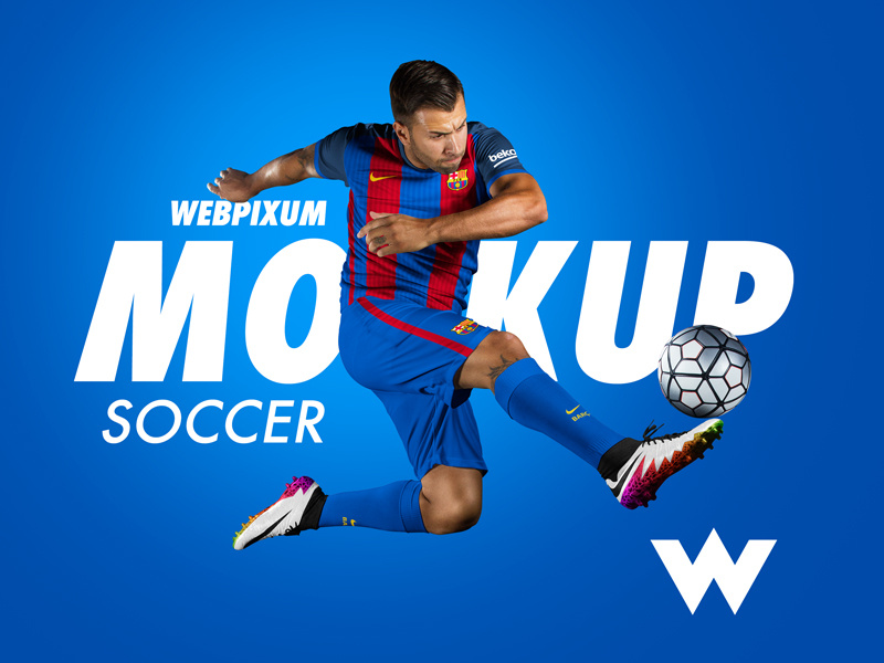 Download FREE Soccer Mockup PSD by Brandon Williams on Dribbble PSD Mockup Templates