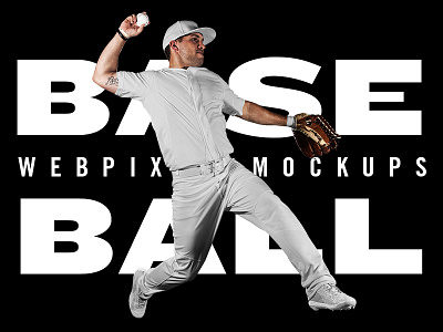NEW Baseball Mockups baseball design free freebie mlb mockup psd sports uniform