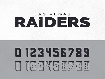 Las Vegas Raiders Reband Concept branding concept football logo mockup nfl sports team typography