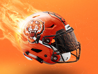SpeedFlex Football Helmet Mockup branding design fire football logo mockup psd sports sports edit