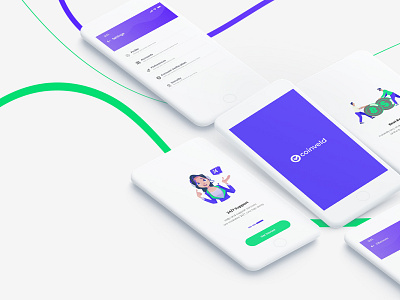 CoinVeld brand identity branding graphicsdesigner logo productdesign ui uiux