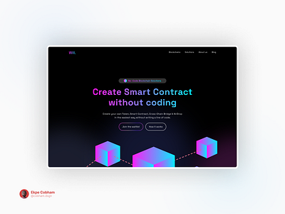 Smart Contract App (Will) blockchain product design ui uiux web 3