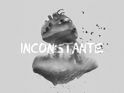 Ep Inconstante / 01 branding collage cover design digital collage inconstante incosciente coletivo music urban visual identity