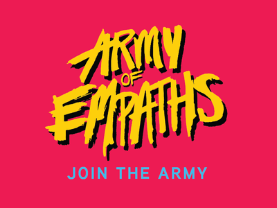 Army of Empaths brand and identity branding design graphic design identity logo typo logo typogaphy vector