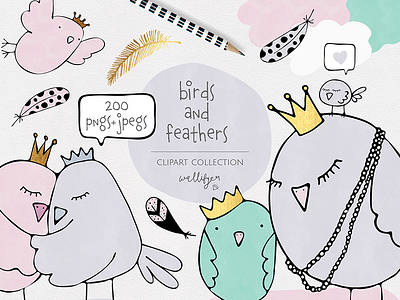 Birds Clipart Set By Wallifyer