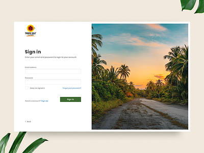 UI challenge 001 - Sign up concept