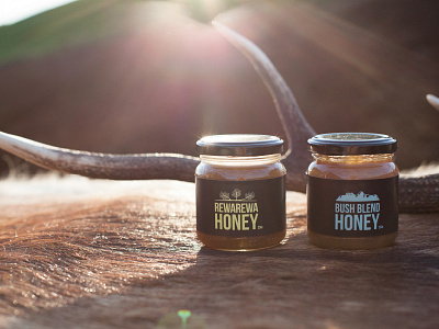 Hunt & Gather Bee co. packaging bees honey packaging