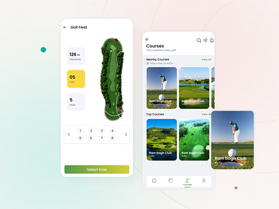 Golf App - Input Score & Round Setup