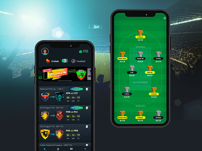 Sports Betting App UI