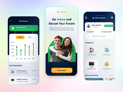 Insurance App car insurance design graphic design health insurance illustration insurance insurance app insurance mobile app mobile app ui ui design ux