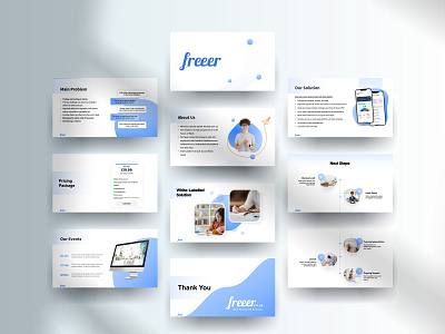 freeer presentation template google slide graphics design pitch deck pitch deck design powerpoint presentation presentation design