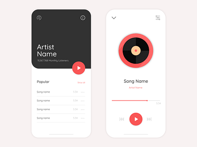 Daily UI - Music Player