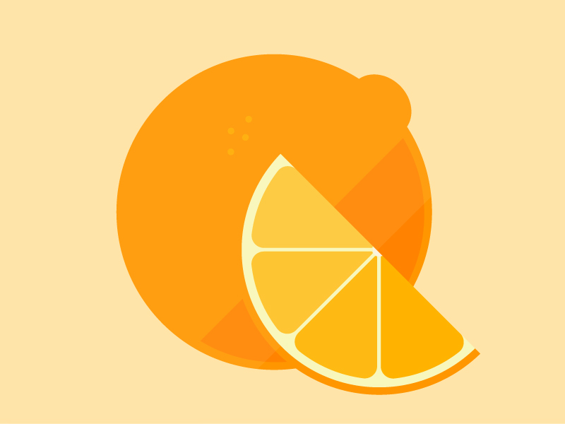 Orange Part Deux by Alex Miller on Dribbble