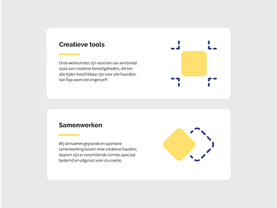 Flexwerken - USP's flexible netherlands selling points shapes usps vector