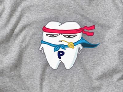 Tooth Hero hero icon redesign sticker tooth tshirtdesign