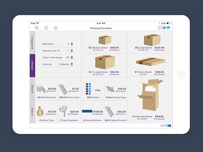 Sort It: Storage & Organization App Concept app concept ipad organization storage ui