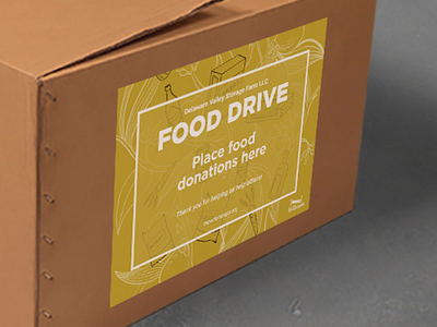 Benefeed: food-drive organization app app charity food donation box food drive graphics label