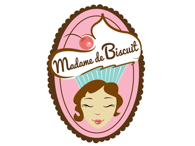 Dribbbble 219 apostol biscuit cupcake de elena greta girl iscariotteh logo madame pastry portrait