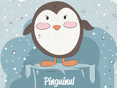 Dribbble 244 elena greta apostol ice illustration iscariotteh penguin snow