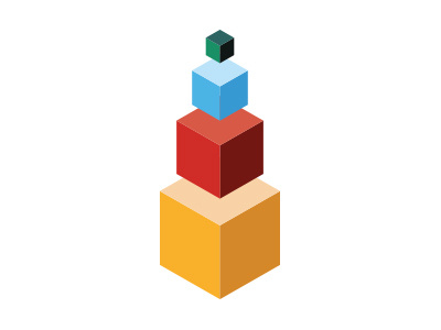 Dribbble 247 build building children colors cubes game