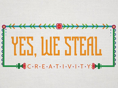 Dribbble 238 advertising alexandra jitarel creativity elena greta apostol lettering romanians steal typography we steal yes