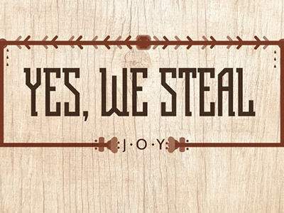 Dribbble 237 advertising alexandra jitarel elena greta apostol joy lettering romanians steal typography we steal yes