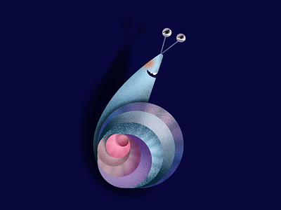 Six Snail Eye Blinks 36 days of type challenge art blinks design digital art elena greta eye illustration ipad procreate six snail type typography
