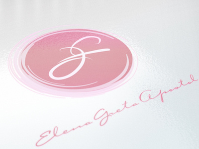 Dribbble 117 apostol branding brush circle design elena greta grey handwritten iscariotteh logo pink white