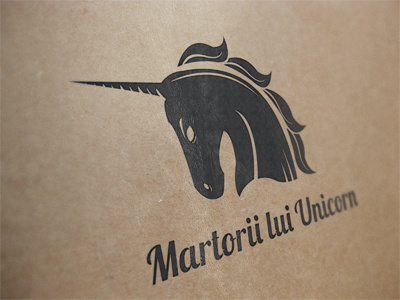 Dribbble 156 apostol art black branding cartboard design directing elena greta identity inorog iscariotteh logo lui magic martorii print unicorn witness