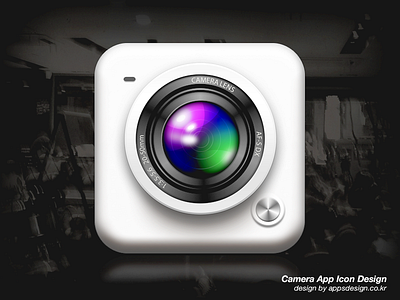 iPhone Camera App Icon Design app icon application apps design appsdesign camera design ios iphone 아이콘 아이폰 앱디자인 앱스디자인 이종원 카메라