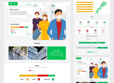 Covid19 Landing page concept app concept coronavirus covid covid 19 covid19 design flat landing landing design landing page landing page concept landing page design landingpage minimal ui ux web web design webdesign