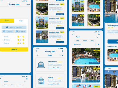 Booking.com Application Concept