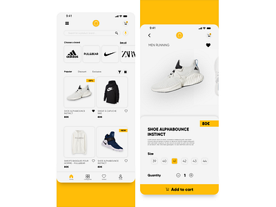 Shopping app concept