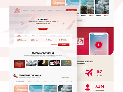 Royal Air Maroc Web Portal